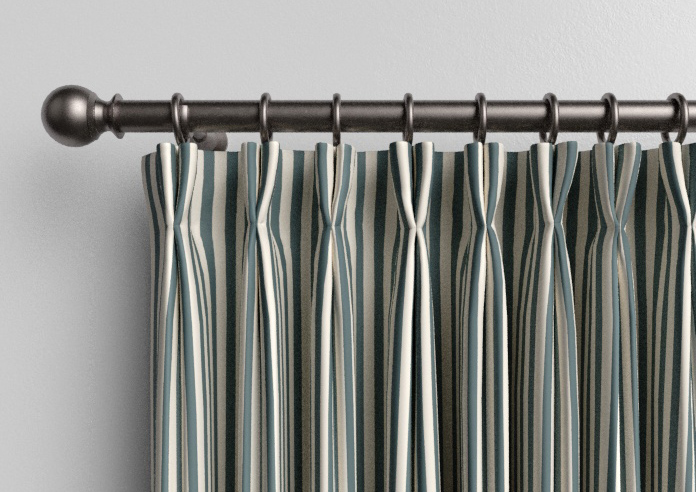 The British Stripe Co. Catherine, Teinbridge No.3 - Made to Measure Curtains - Image 10